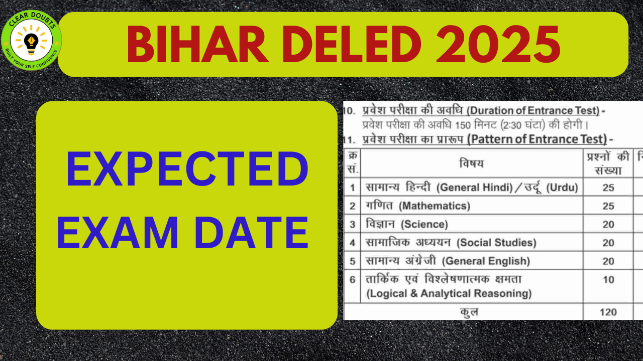 Bihar D.El.Ed Entrance Exam