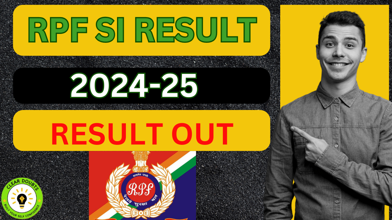 RPF SI Result 2025 Download