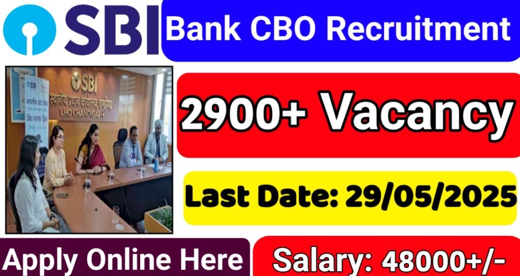 SBI CBO Vacancy 2025 Apply Online