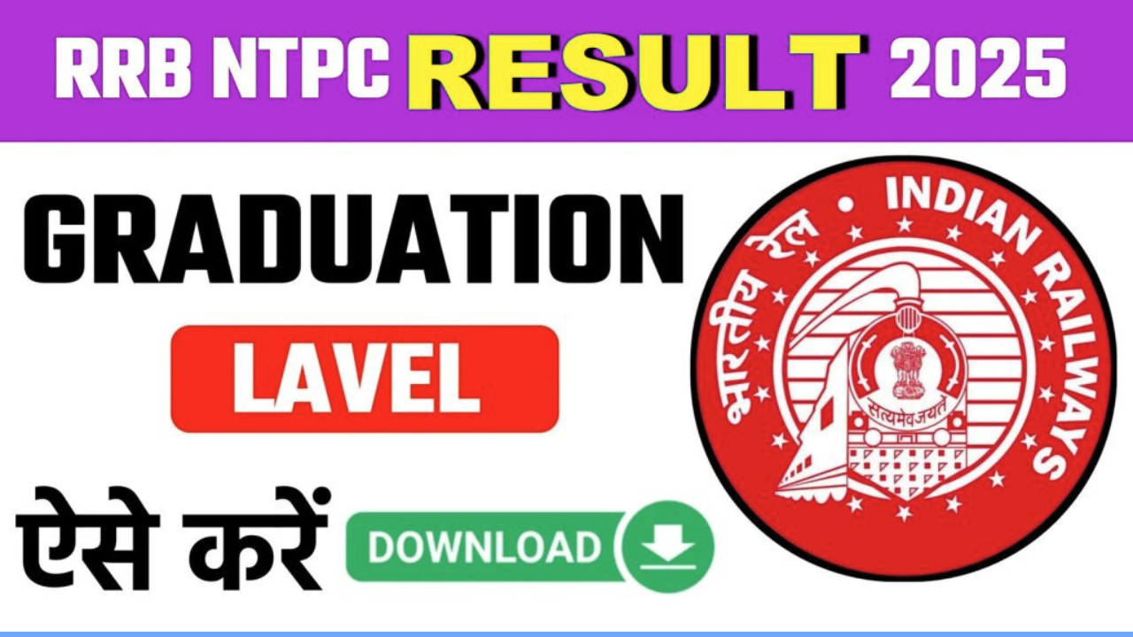 Railway RRB NTPC Graduate Result 2025