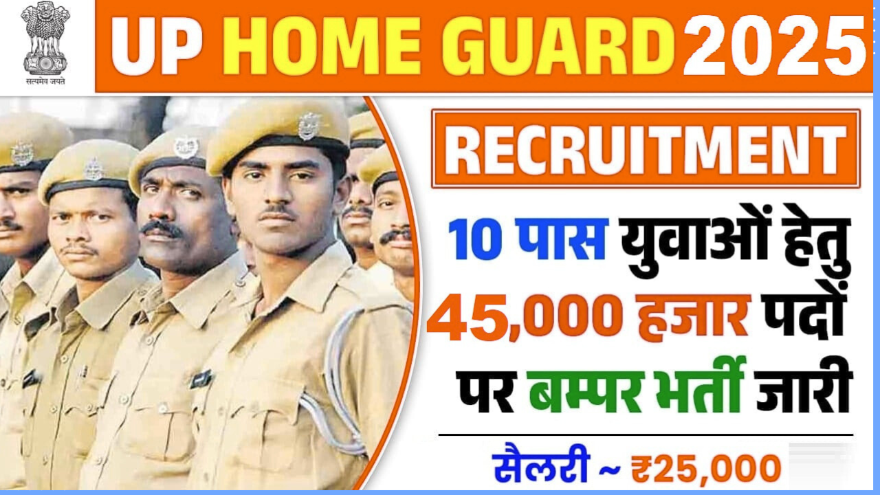 UP Home guard Recruitment 2025