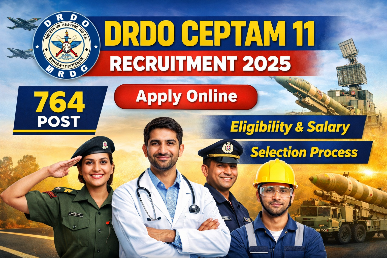 DRDO CEPTAM 11 Recruitment 2025