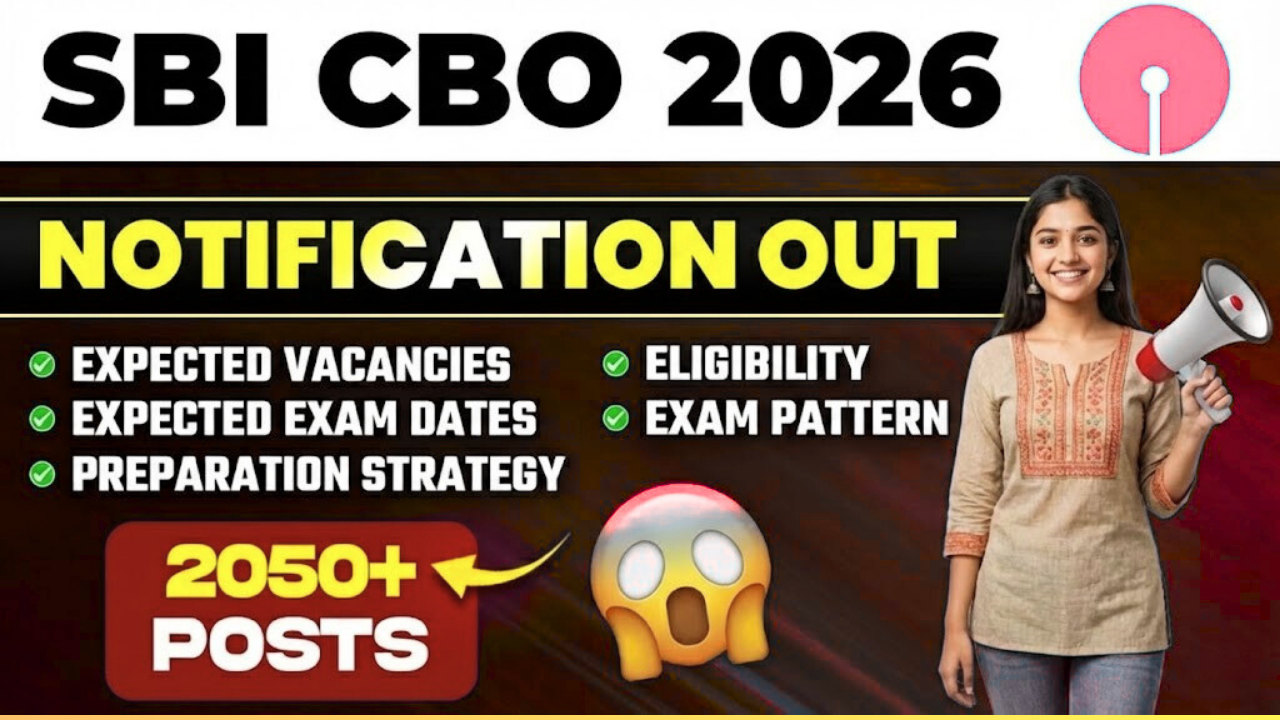 SBI CBO Recruitment 2026