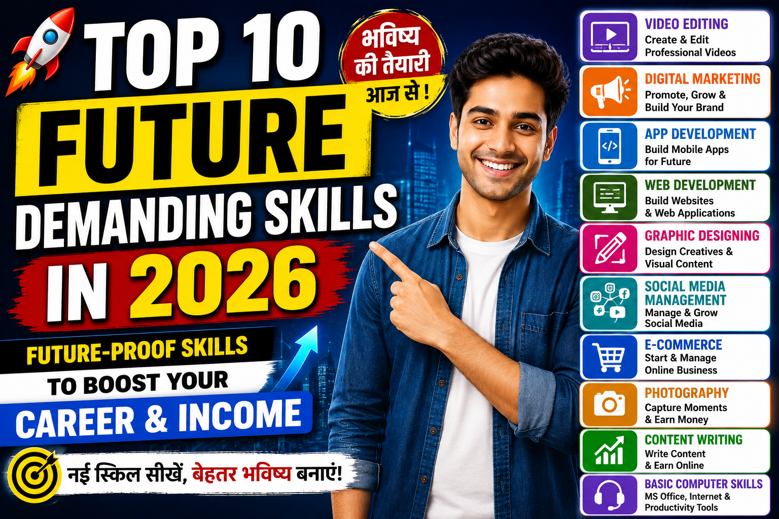 Top 10 Future Demanding Skills In 2026