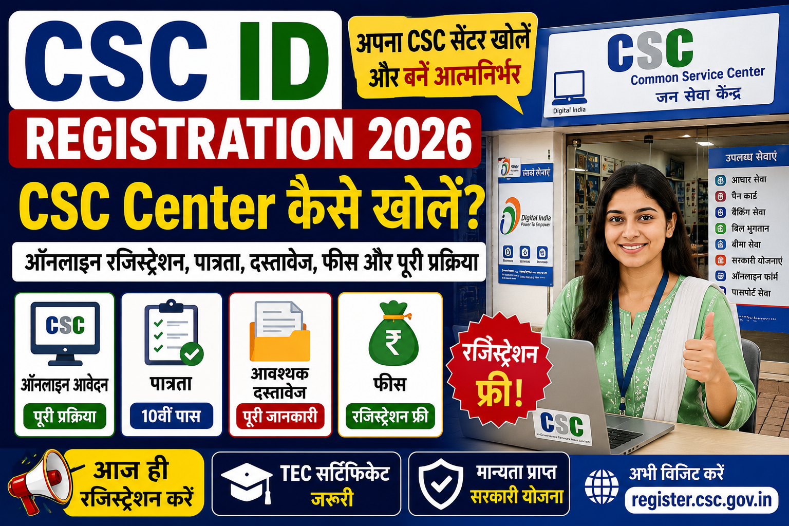 CSC ID Registration 2026