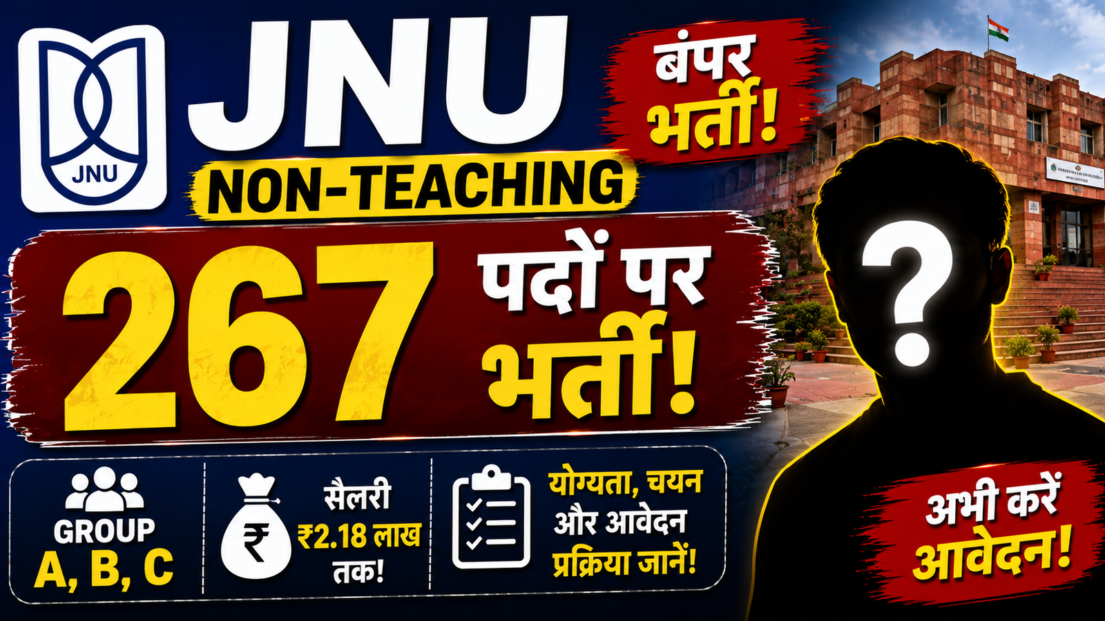 JNU Non-Teaching Recruitmen