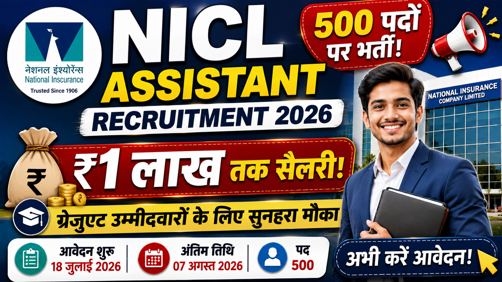 NICL Assistant Recruitment