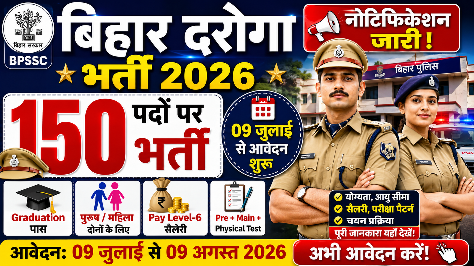 Bihar Daroga New Vacancy