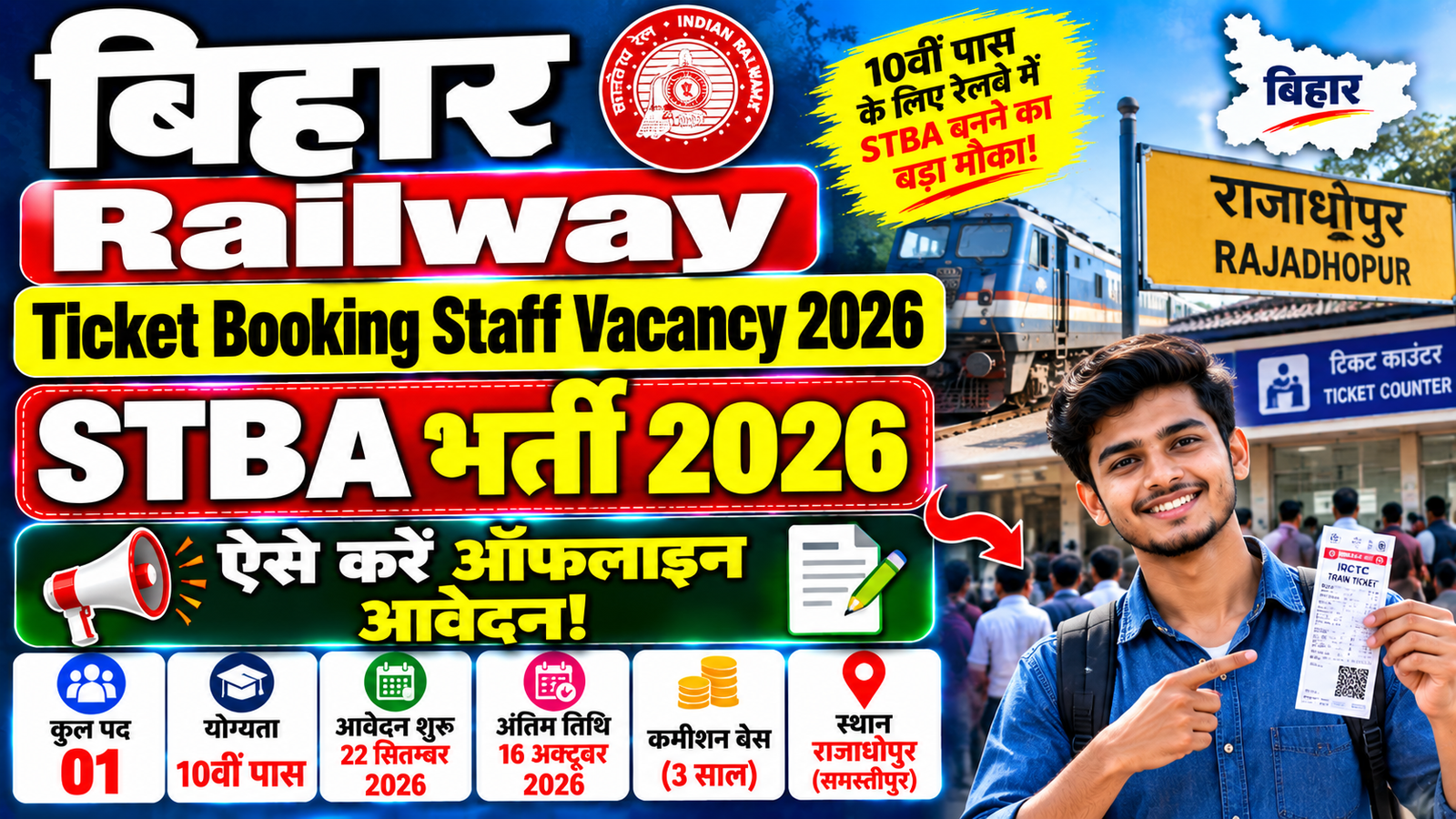 Bihar Railway Ticket Booking